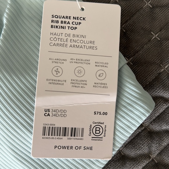 NWT Athleta underwire bikini top - Picture 2 of 2